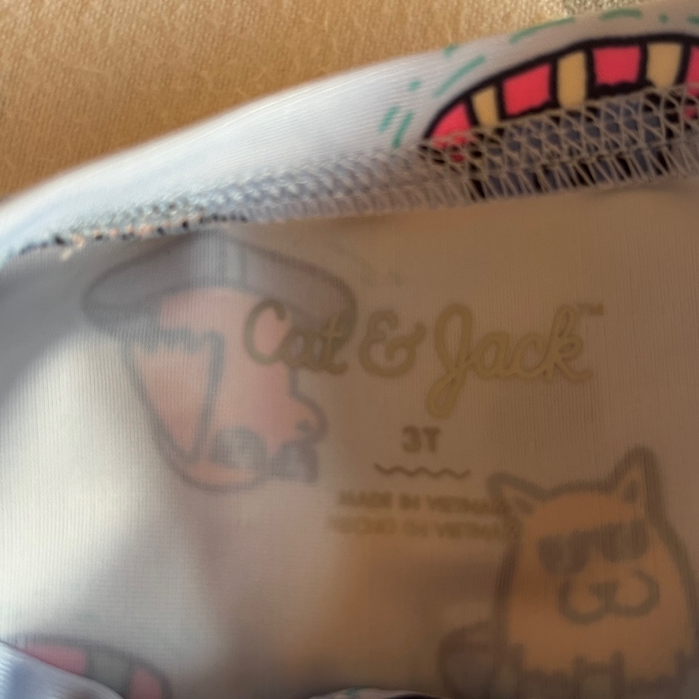 Cat & Jack UPF Swimsuit 3T NEW - Picture 3 of 4